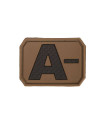 MILTEC 3D BLOOD TYPE PATCH A (-)
