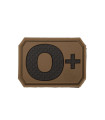 MILTEC 3D BLOOD TYPE PATCH O (+)