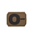 MILTEC 3D BLOOD TYPE PATCH O (-)