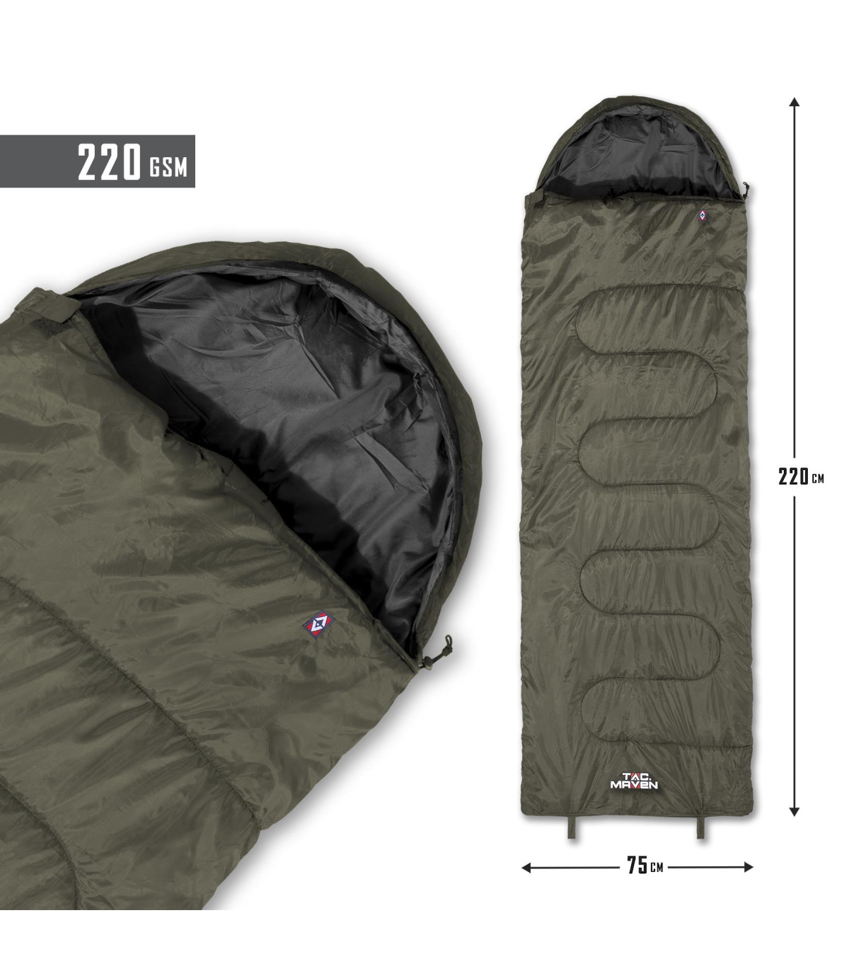 PENTAGON SENTINEL SLEEPING BAG 220GR/m² D19001