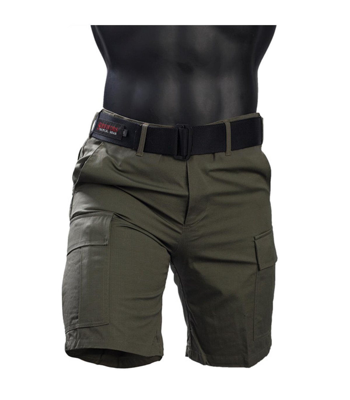 Survivors Ripstop Shorts Military Olive reen | Sabotage Oddal