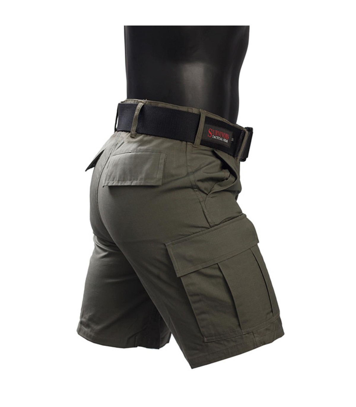 Survivors Ripstop Shorts Military Olive reen | Sabotage Oddal