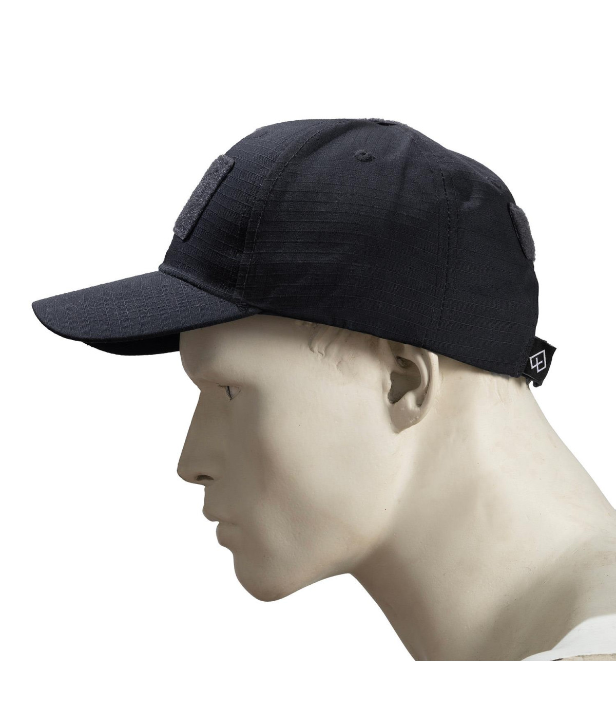 Καπέλα Τζόκευ Tactical με Velcro Μαύρο