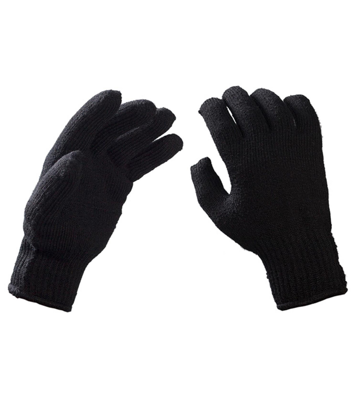 Γάντια πλεκτά στρατιωτικά (πετσετέ) Αεροπορίας / Ναυτικού Μαύρα