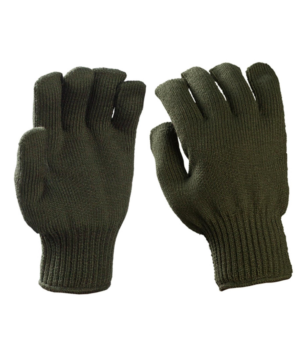 Γάντια πλεκτά στρατιωτικά (πετσετέ) Λαδί