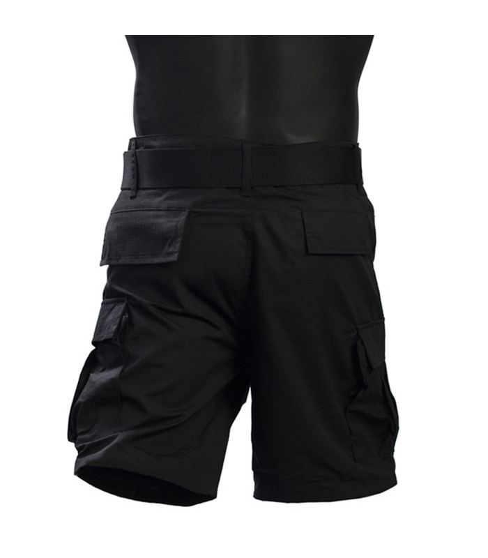 Survivors Ripstop Shorts Military Black | Sabotage Oddal