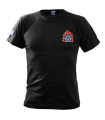 SURVIVORS FIREFIGHTER EMBROIDERED COTTON T-SHIRT