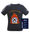 SURVIVORS FIREFIGHTER QUICK DRY EMBROIDERED T-SHIRT