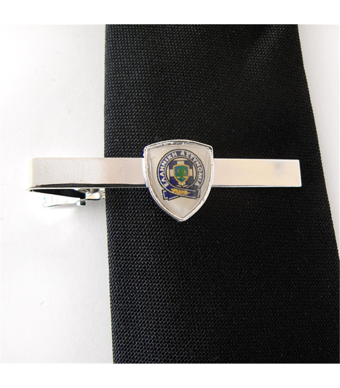 Γραβατοπιάστρα Ασημί με σήμα Αστυνομίας