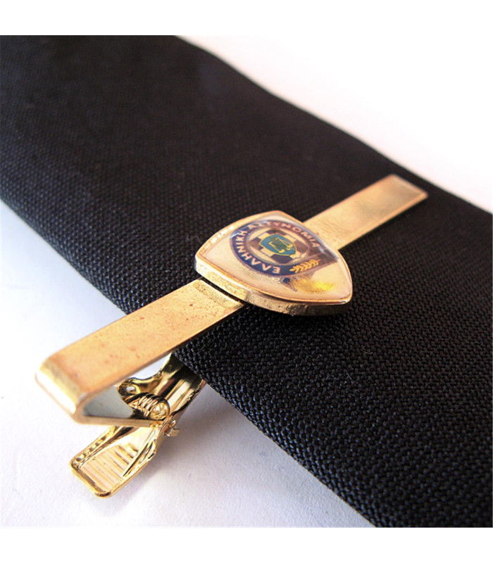 Γραβατοπιάστρα Χρυσή με σήμα Αστυνομίας