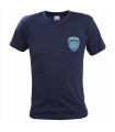 SURVIVORS HELLENIC AIR FORCE PRINTED COTTON T-SHIRT BLUE
