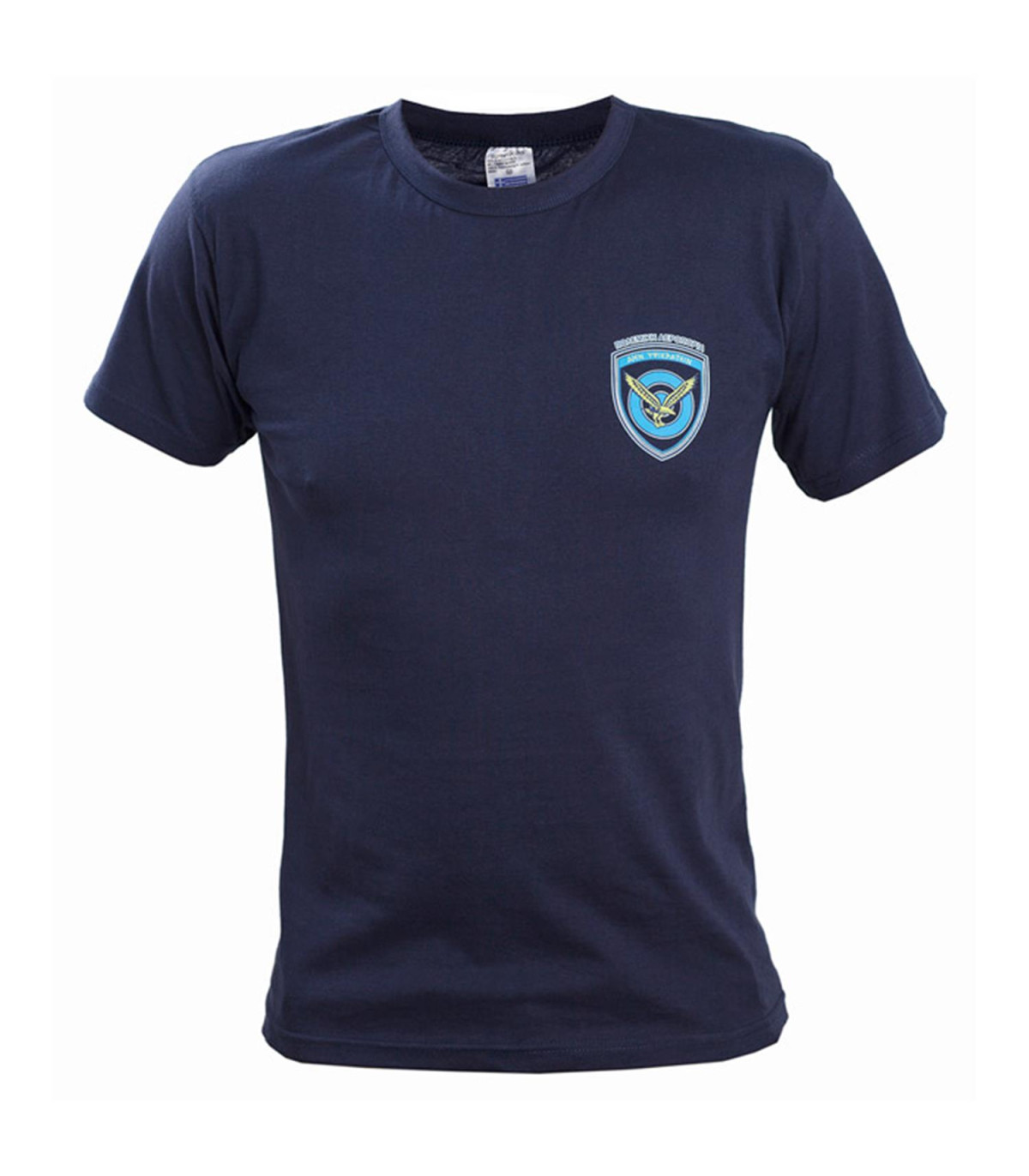 Survivors Hellenic Air Force Printed Cotton T-Shirt Blue | Sabotage Oddal