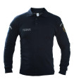 ΜΠΛΟΥΖΑ ΠΟΛΟ SURVIVORS LONG SLEEVE POLO SHIRT ΒΑΜΒΑΚΕΡΗ ΜΑΚΡΥΜΑΝΙΚΗ ΜΕ ΚΕΝΤΗΜΑ ΣΩΦΡΟΝΙΣΤΙΚΗΣ ΥΠΗΡΕΣΙΑΣ