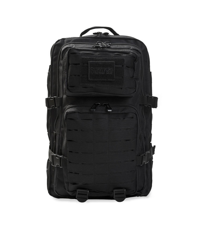 Σακίδιο πλάτης laser-cut 30/40 lt Survivors Μαύρο