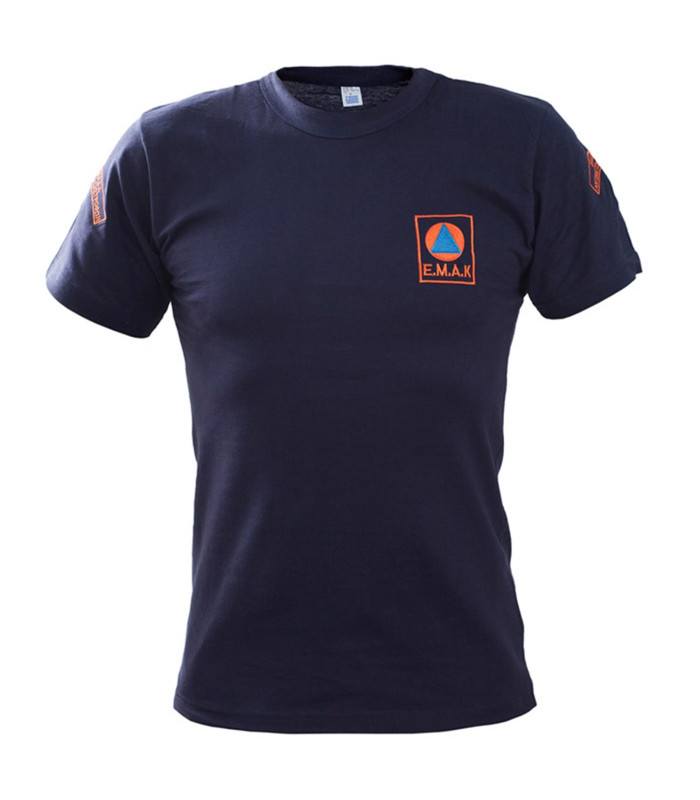 Μπλουζάκι μακό με κέντημα ΕΜΑΚ