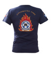 SURVIVORS FIREFIGHTER EMBROIDERED COTTON T-SHIRT