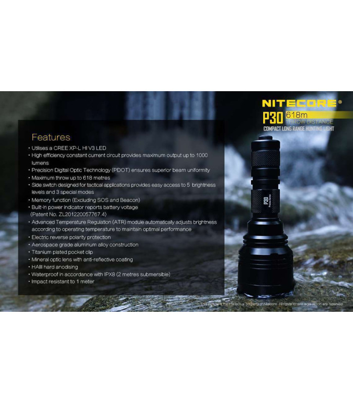 NITECORE P30