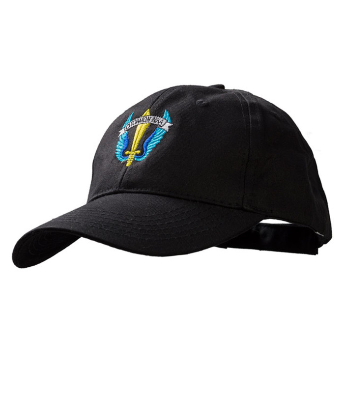 Καπέλο (Τζόκεϊ) Μαύρο με κέντημα ΔΥΝΑΜΕΙΣ ΚΑΤΑΔΡΟΜΩΝ