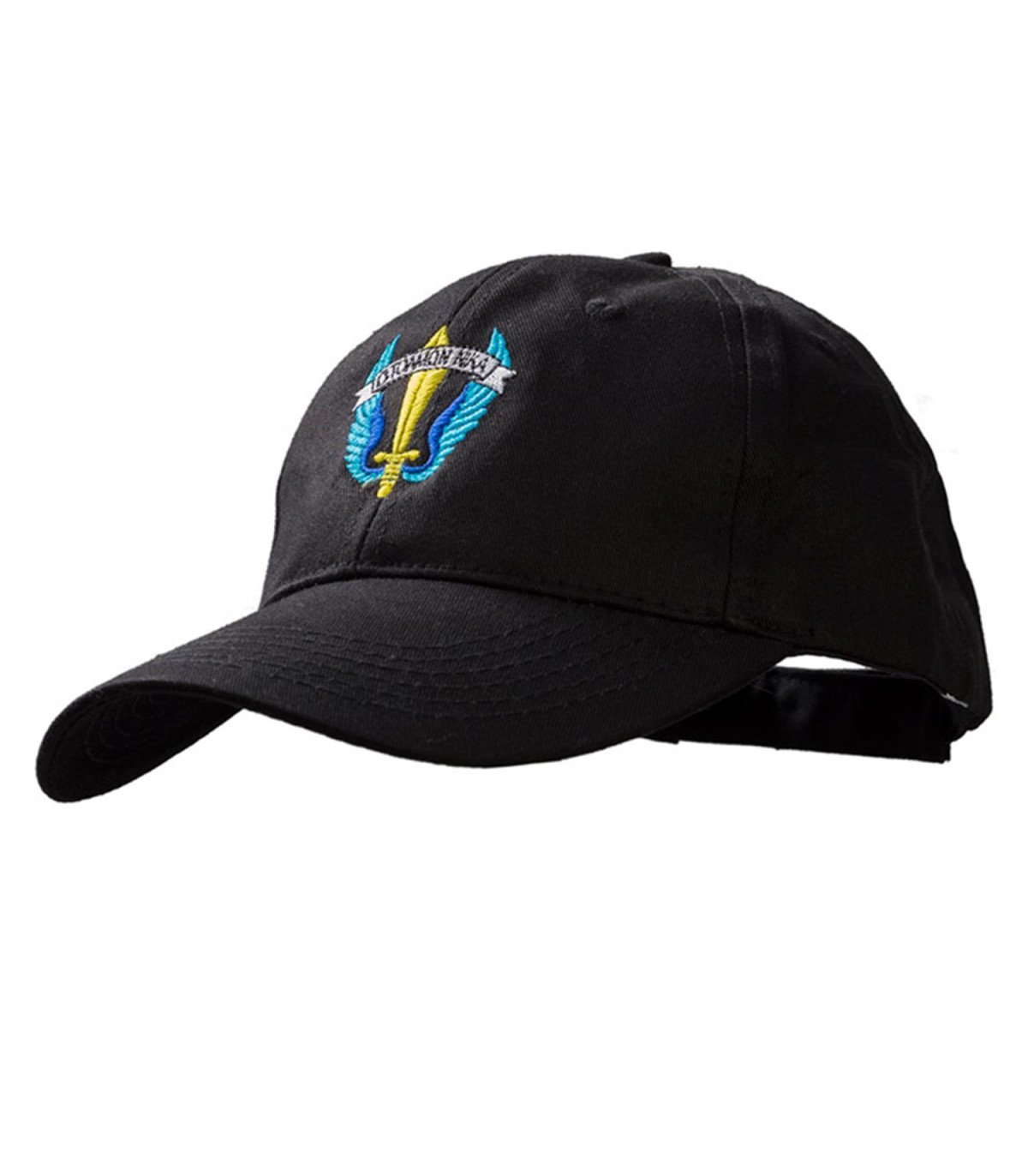 Καπέλο (Τζόκεϊ) Μαύρο με κέντημα ΔΥΝΑΜΕΙΣ ΚΑΤΑΔΡΟΜΩΝ