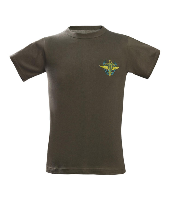 Survivors Free Fall Paratrooper Embroidered T-Shirt | Sabotage Oddal