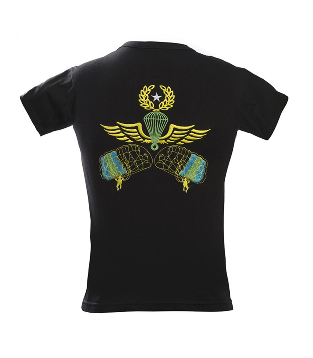 Survivors Free Fall Paratrooper Embroidered T-Shirt | Sabotage Oddal