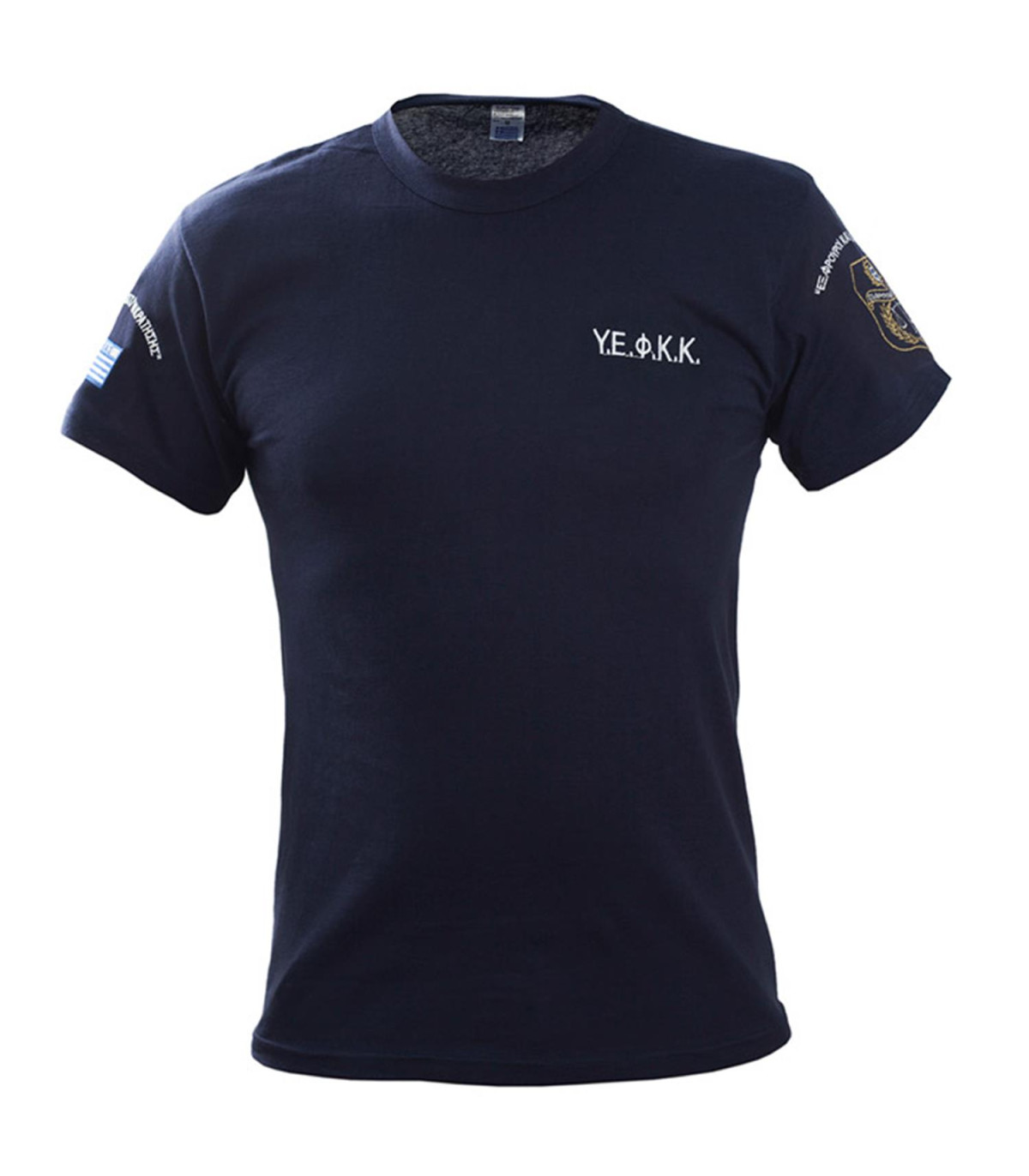 Μπλουζάκι μακό Τ-shirt Βαμβακερό με κέντημα ΥΕΦΚΚ