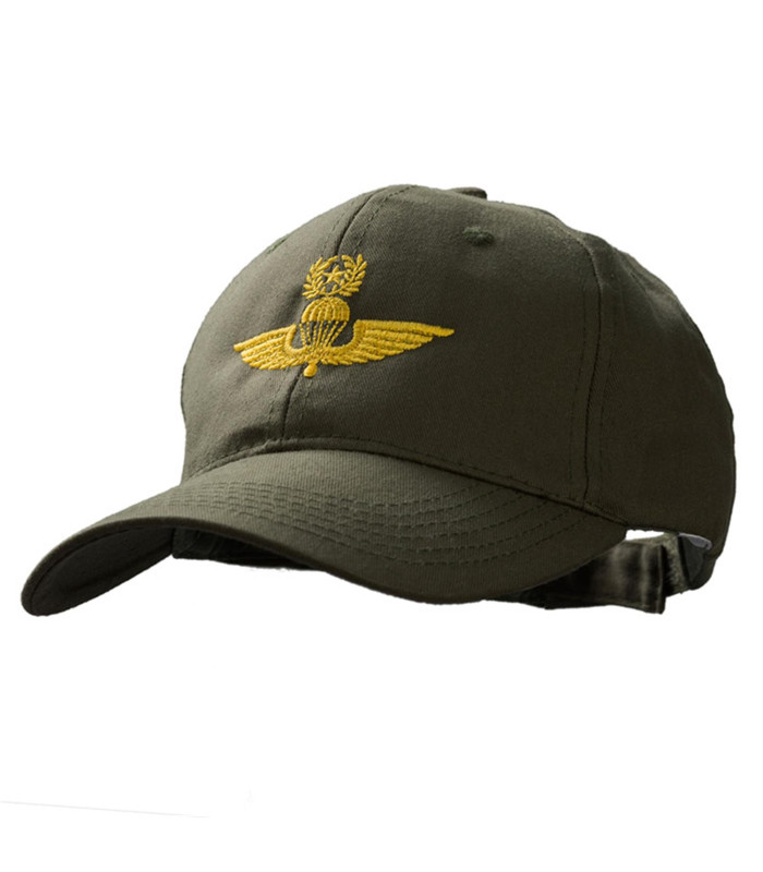 Καπέλο (Τζόκεϊ) Λαδί με κέντημα ΜΟΙΡΑ ΑΛΕΞΙΠΤΩΤΙΣΤΩΝ