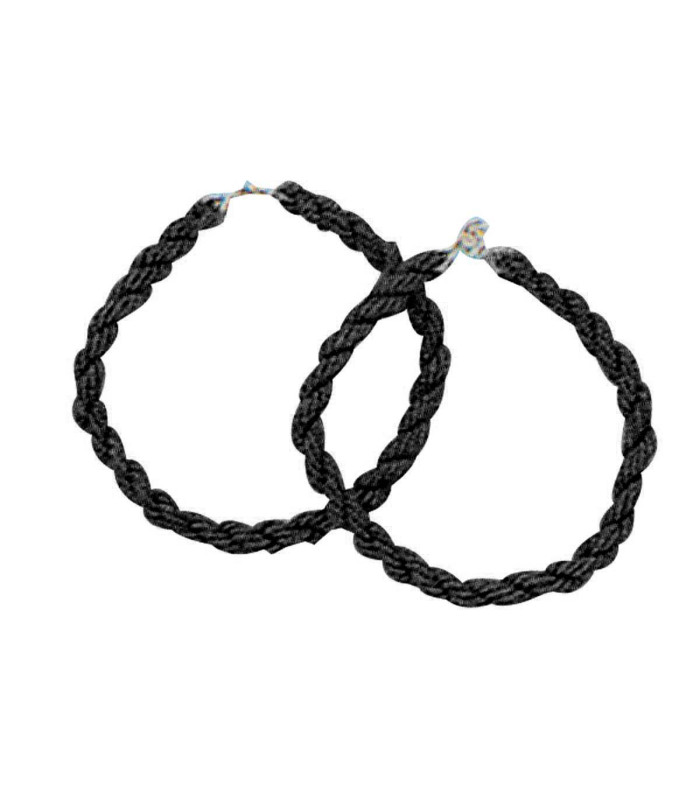 Λαστιχάκια για στρατιωτικό παντελόνι (ζεύγος) Μαύρο