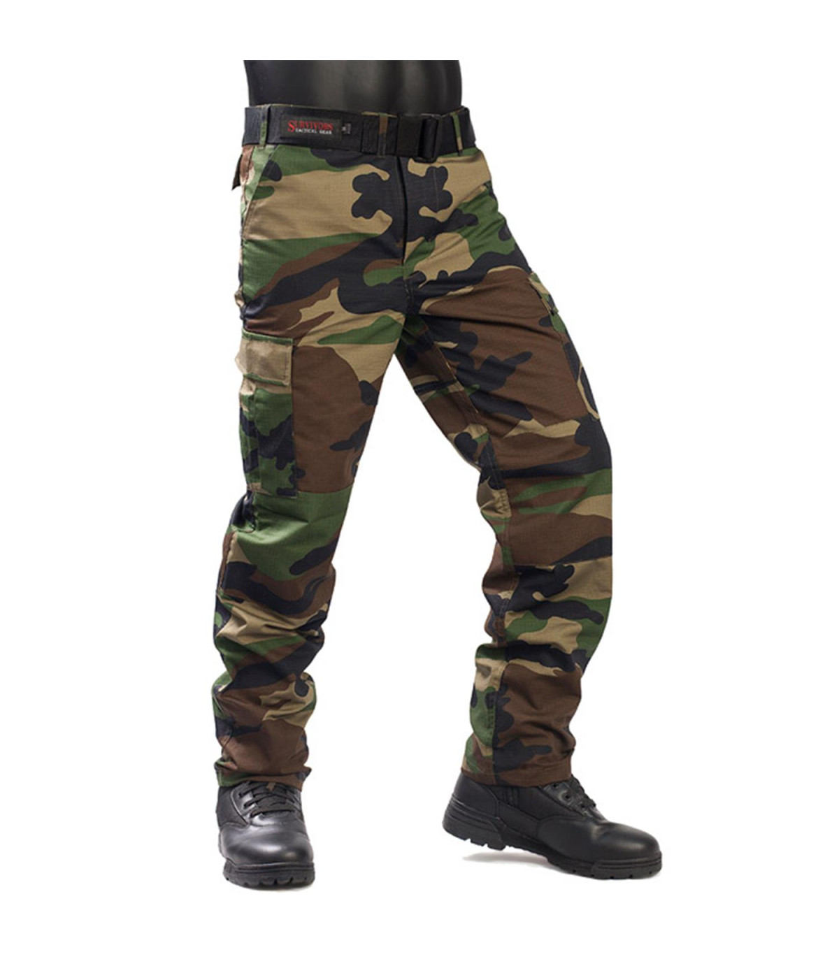 Survivors Ripstop Pants Woodland Camouflage | Sabotage Oddal