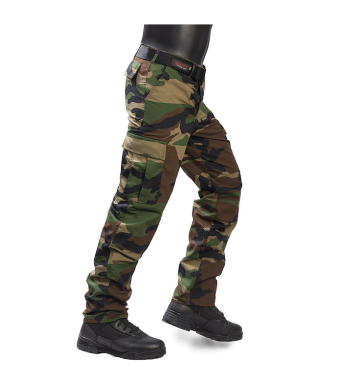 Survivors Ripstop Pants Woodland Camouflage | Sabotage Oddal