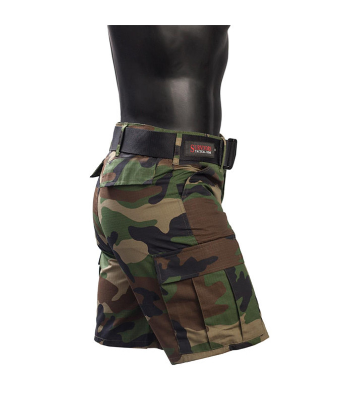 Βερμούδα Survivors Ripstop Shorts Woodland Παραλλαγής | Sabotage Oddal