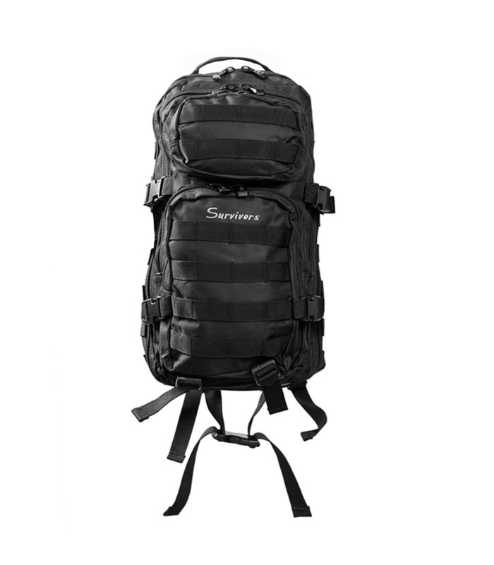 Σακίδιο πλάτης μεσαιο 30/40 lt Survivors Μαύρο