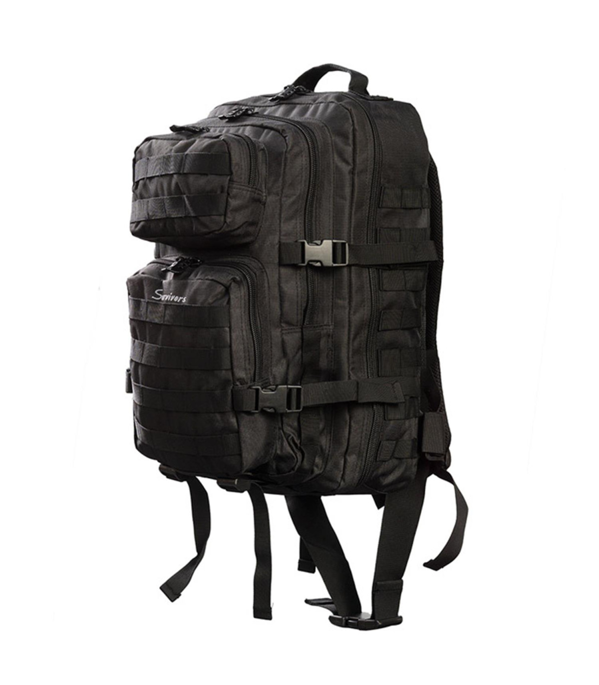 Σακίδιο πλάτης μεγάλο 45/55 lt Survivors Μαύρο