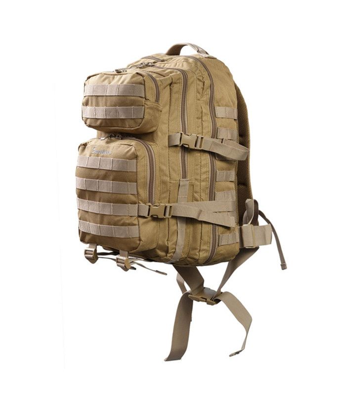 Σακίδιο πλάτης μεγάλο 45/55 lt Survivors Μπεζ (coyote)