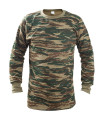 SURVIVORS MILITARY SWEATSHIRT COTTON GREEK CAMOUFLAGE (S - 3XL)