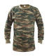 Survivors Military Sweatshirt Cotton Greek Camouflage (4XL - 5XL) | Sabotage Oddal