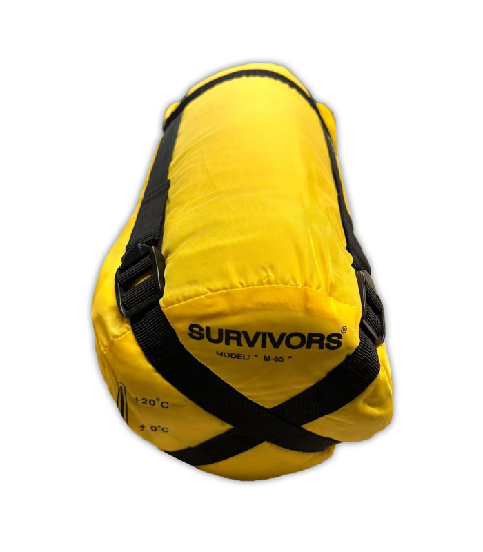 Υπνόσακος All Season 0/+20 °C ( 200gr ) Survivors Κίτρινο