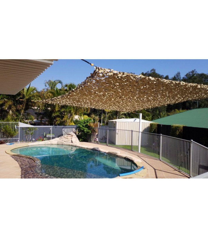 Δίχτυα Σκίασης τετράγωνα με μεταλλικό πλαίσιο (πλευρά 5x5 μ.)