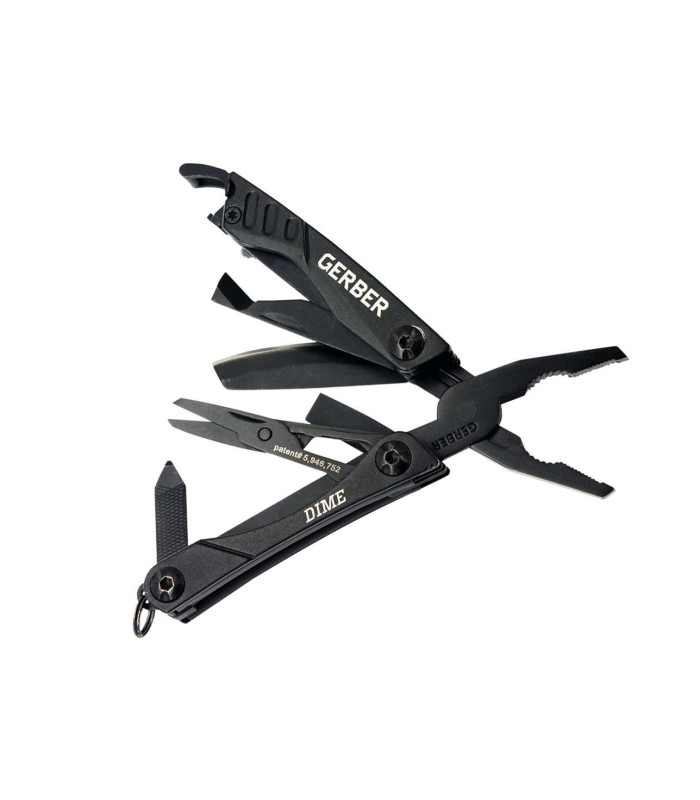 Gerber Dime Mini Multi-Tool | 12-in-1 Keychain EDC Tool