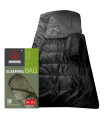 Υπνόσακος All Season φαρδύς 0/+20 °C ( 200gr ) Survivors Μαύρο