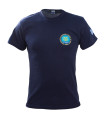 SURVIVORS COTTON T-SHIRT WITH HELLENIC COAST GUARD EMBROIDERED