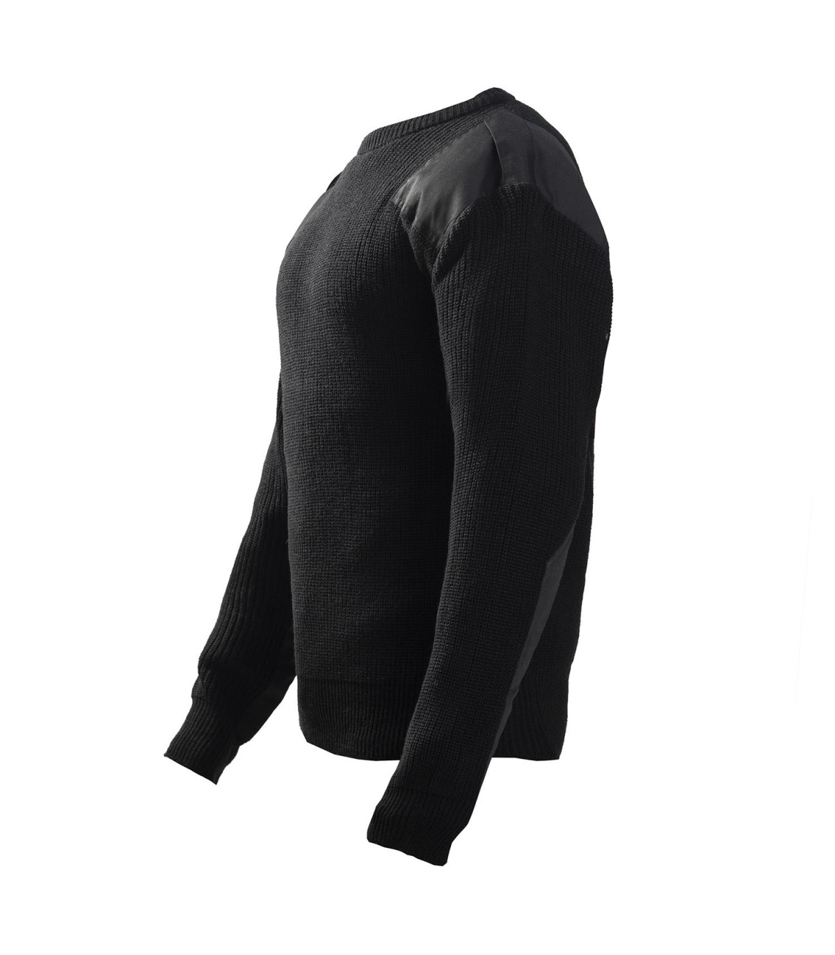 Πουλόβερ μαύρο με κλειστό λαιμό