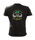 Survivors T-Shirt Embroidery Commandos Never Die Black | Sabotage Oddal