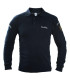 Μπλούζα Πόλο Survivors Long Sleeve Polo Shirt Βαμβακερό Με Κέντημα Υεφκκ Μπλε | Sabotage Oddal