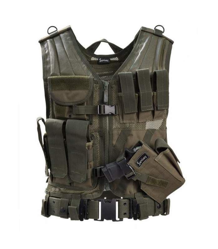 Γιλέκο Επιχειρησιακό Εξάρτησης Survivors Λαδί