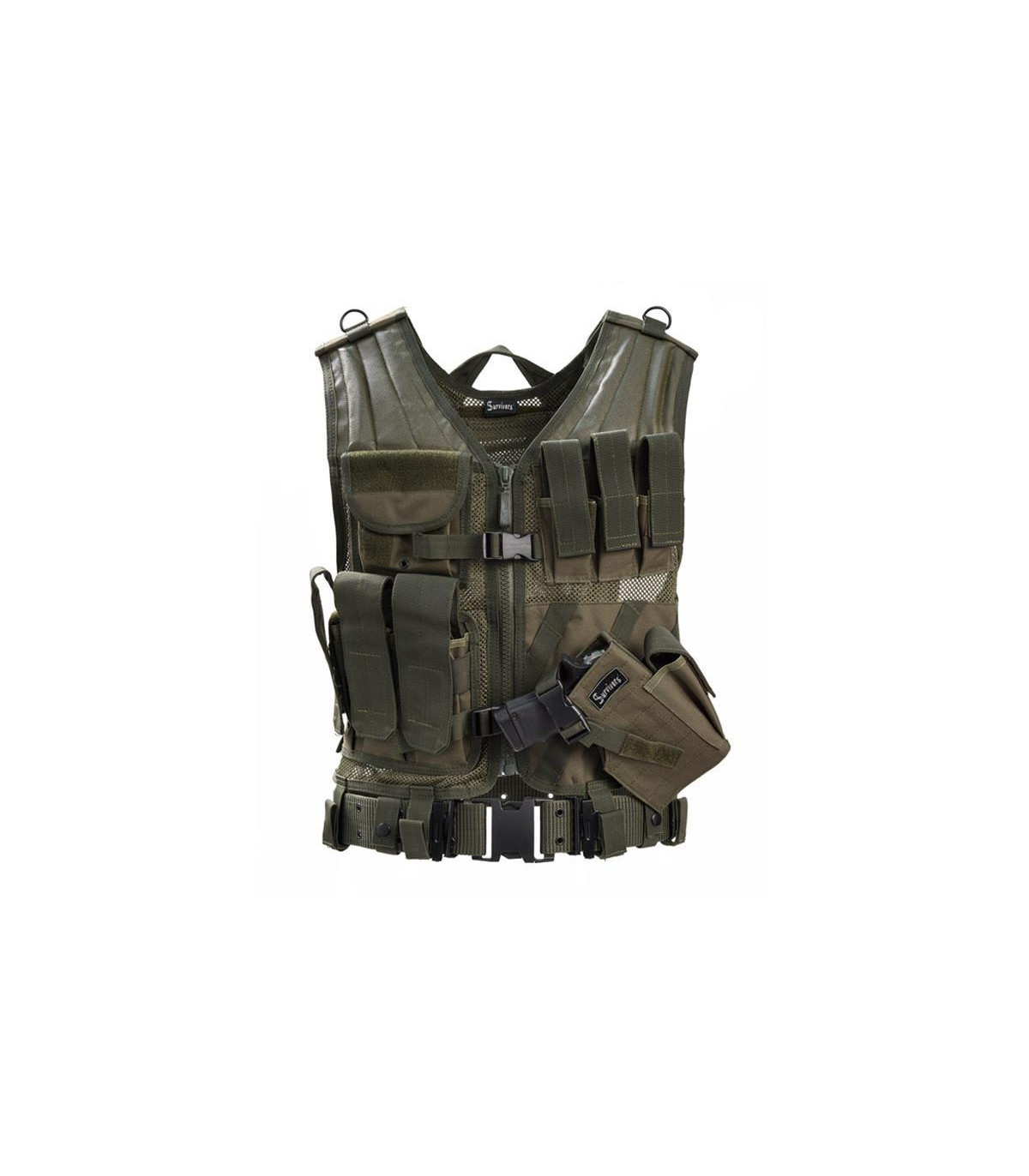 Γιλέκο Επιχειρησιακό Εξάρτησης Survivors Λαδί