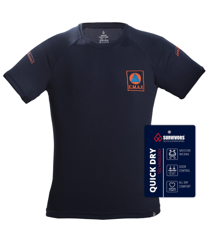 Survivors Polo T-Shirt Antisweat Embroidered | Sabotage Oddal