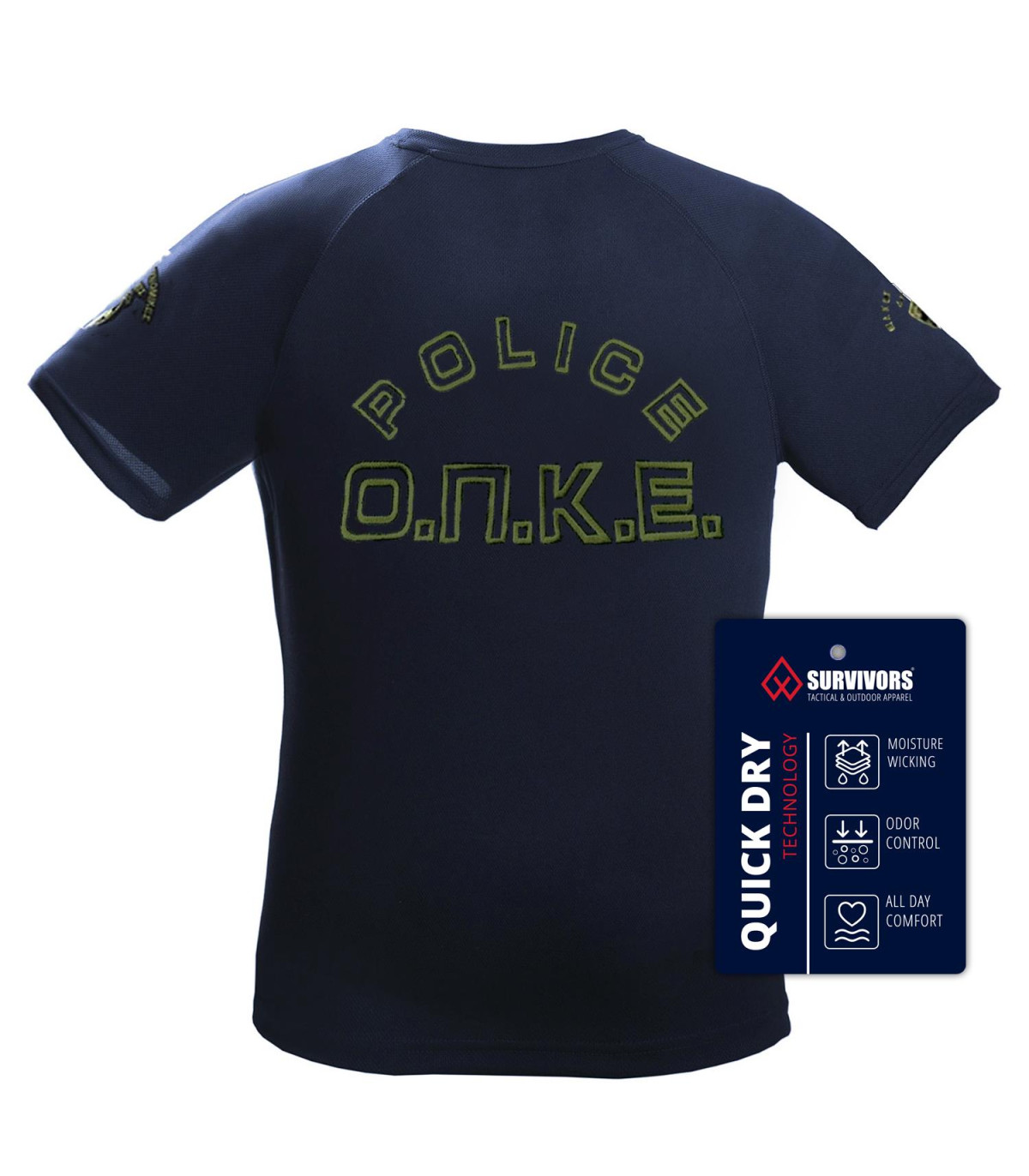 Survivors Antisweat T-Shirt Embroidered OPKE | Sabotage Oddal