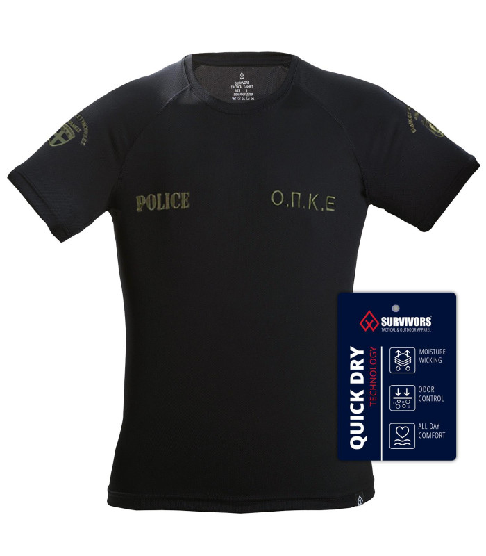 Survivors Antisweat T-Shirt Embroidered OPKE | Sabotage Oddal