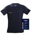 SURVIVORS POLO T-SHIRT ANTISWEAT EMBROIDERED BLUE